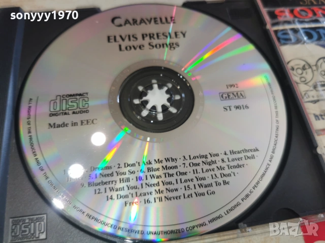 ELVIS PRESLEY CD ВНОС GERMANY 1003261709H2E6R, снимка 11 - CD дискове - 53784478