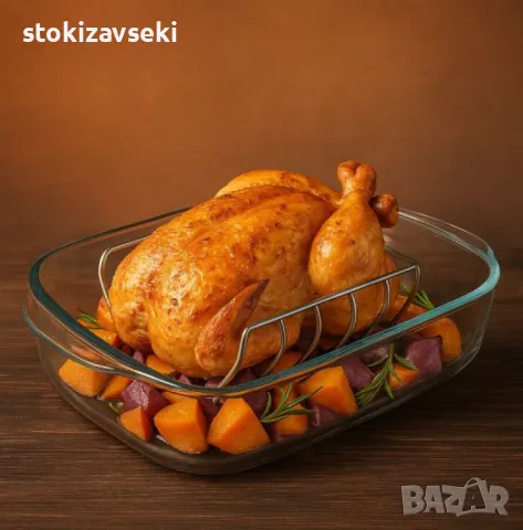 Стойка за печене на пиле Tescoma GrandCHEF, снимка 1