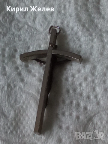 Старо металното кръстче 10011, снимка 2 - Антикварни и старинни предмети - 53485255