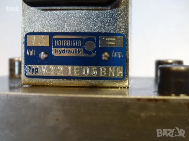 Хидравличен клапан Hoerbiger Hydraulik SK90526.2A hydraulic valve 12V, снимка 8 - Резервни части за машини - 49771545