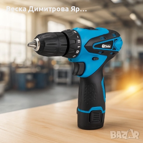 Акумулаторна бормашина/винтоверт IF Tools MT12 – 18V, 2 батерии, куфар