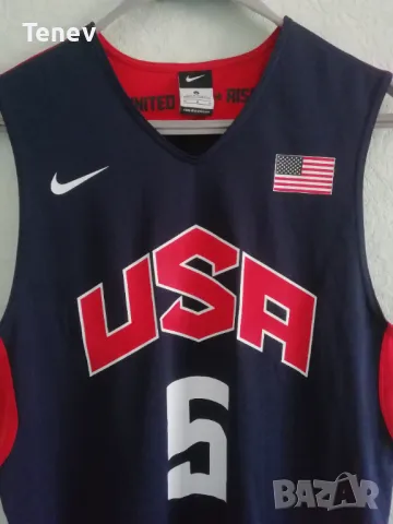 USA Kevin Durant Nike Olympics 2012 оригинален потник САЩ Дюрант размер М, снимка 5 - Тениски - 47313932