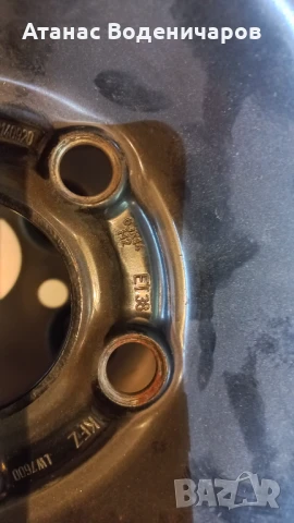 Железни джанти 14 цола - Фолксваген, Шкода, Сеат, снимка 8 - Гуми и джанти - 51324612