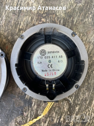 1T0035411T. Говорител преден и заден за Vw Туран. 1T0035411AB, снимка 5 - Части - 55778714
