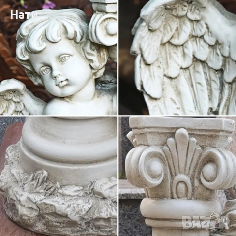 Соларна лампа ангел - елегантна декорация за всеки двор, снимка 5 - Соларни лампи - 53742053