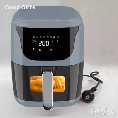 Air Fryer 7 литра - Фритюрник за здравословно гответе с горещ въздух, снимка 2 - Фритюрници - 40839709