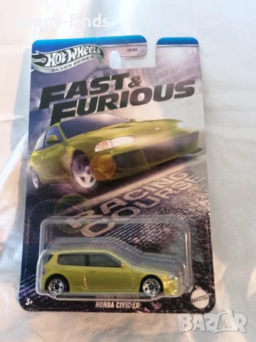 Hot Wheels Honda Civic EG Fast & Furious, снимка 2 - Колекции - 51234848