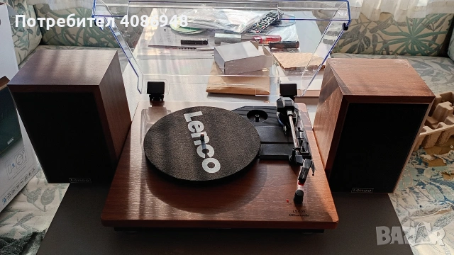 грамофон Lenko Bluetooth чисто нов , снимка 2 - Грамофони - 53627652