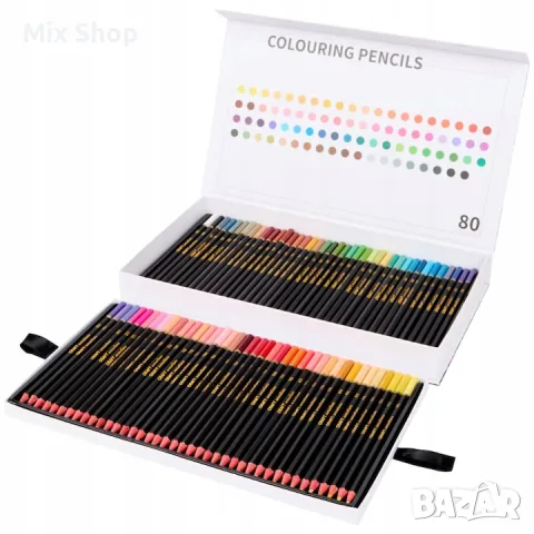 Нов Комплект Цветни моливи Craft Sensations 80 броя - Професионално качество