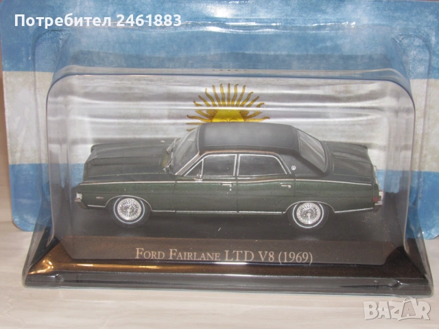 1/43 метална колекционерска количка Ford Fairlane V8 нова.