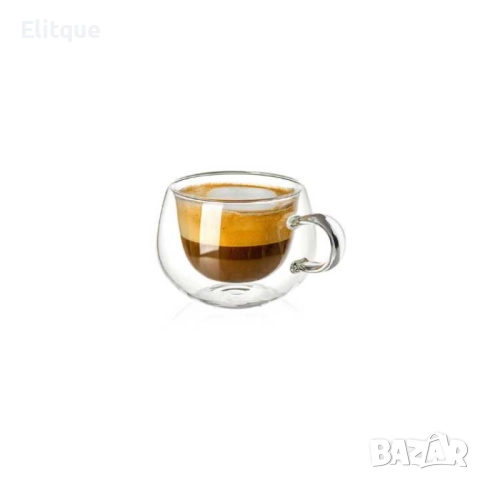 Чаша за еспресо с дръжка 95ml или 90ml 2 броя, снимка 5 - Чаши - 52852631