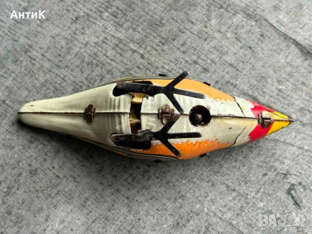 Соц Ламаринена Играчка с Механизъм Птичка, снимка 5 - Колекции - 47485976