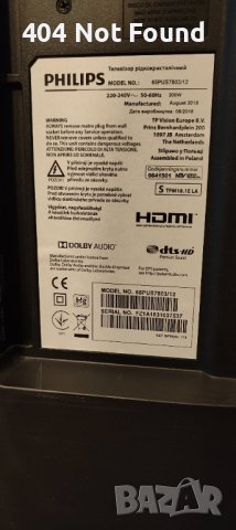 Части 65PUS7803 (PSU, T-CON, Comm), снимка 5 - Части и Платки - 39985533