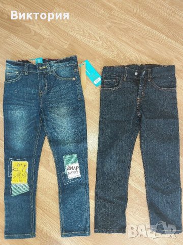 Нови дънки за момче 3-4 и 5-6г., снимка 1 - Детски панталони и дънки - 35821261