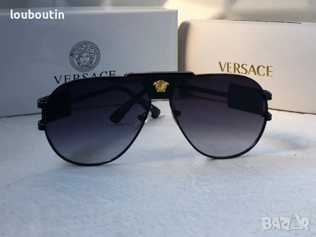 Versace VE2252 мъжки слънчеви очила авиатор унисекс дамски, снимка 8 - Слънчеви и диоптрични очила - 41790390