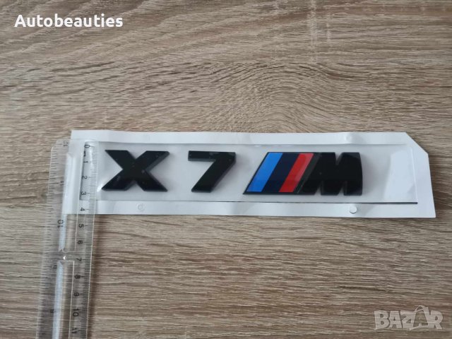 БМВ Bmw X7 M черна емблема лого, снимка 3 - Аксесоари и консумативи - 44369974