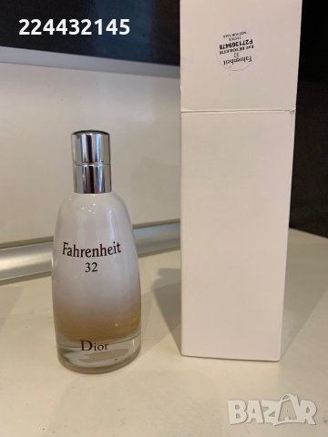 Dior Fahrenheit 32 EDT 100ml   Tester , снимка 4 - Мъжки парфюми - 26852608