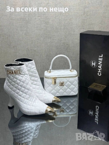 Chanel Дамска Бяла Раница Шанел Код SK117, снимка 4 - Раници - 52509350