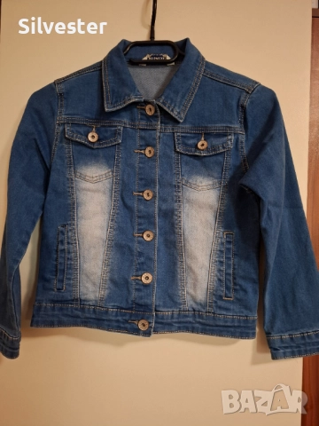 Детско дънково яке за 7-10г. дете, Чисто ново!, снимка 2 - Детски якета и елеци - 29717821