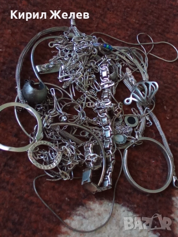 100 грама сребърни накити за поправка за части за реставрация или материал 51425, снимка 6 - Бижутерийни комплекти - 51951978