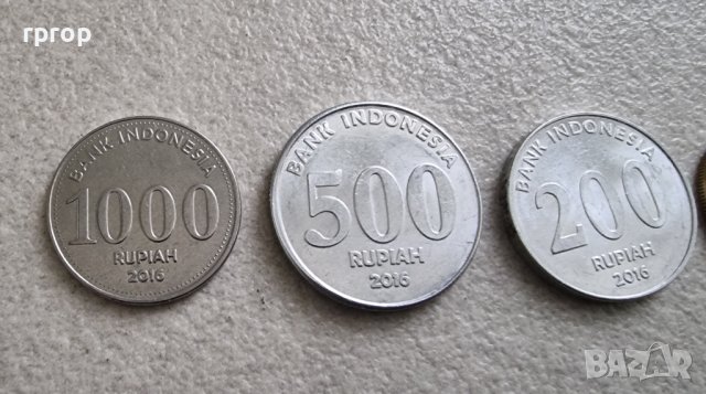 Монети. Индонезия. Рупии. 4 бр. 2016 година., снимка 3 - Нумизматика и бонистика - 40534655