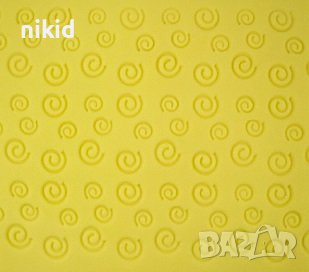 завъртулки охлювчета въртели текстура релеф релефно платно пластмасов стенсил отпечатък фондан, снимка 2 - Форми - 39855946