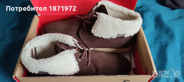 Продавам нови ,велурени дамски обувки Rip Curl , номер 38., снимка 8 - Дамски боти - 36161693