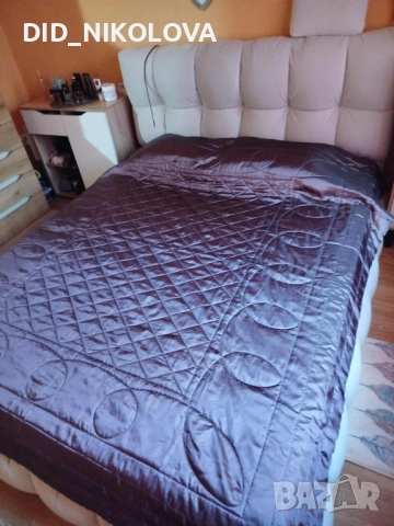  Луксозно шалте с две лица за спалня, снимка 2 - Покривки за легло - 51506981