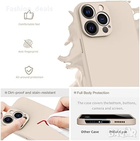 Нов Силиконов Калъф Кейс за iPhone 14 Pro Max 6,7 инча със защита за камера, снимка 4 - Калъфи, кейсове - 42018032