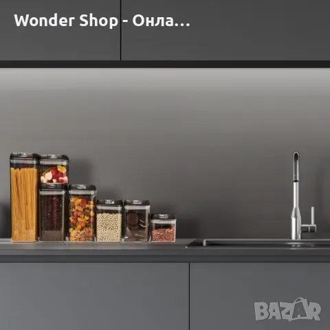 🛒 Комплект от 7 херметични контейнера – Сигурно съхранение и перфектна организация 🛒, снимка 1