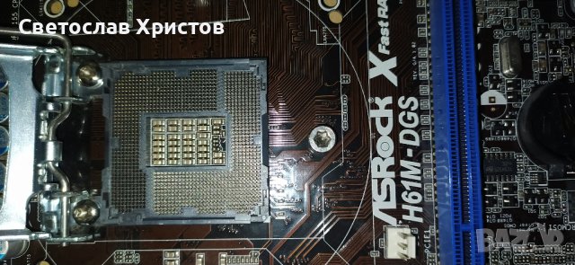 Продавам дънна платка ASRock H61M-DGS Сокет 1155, снимка 3 - Дънни платки - 41019111