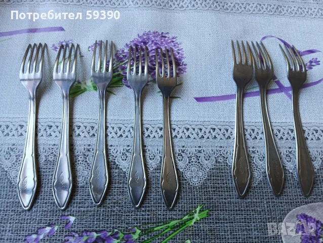 Малки вилички използвани , снимка 2 - Прибори за хранене, готвене и сервиране - 49965928