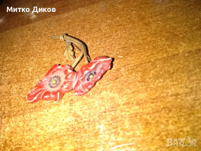 Брошка винтидж цветя , снимка 7 - Антикварни и старинни предмети - 51513857