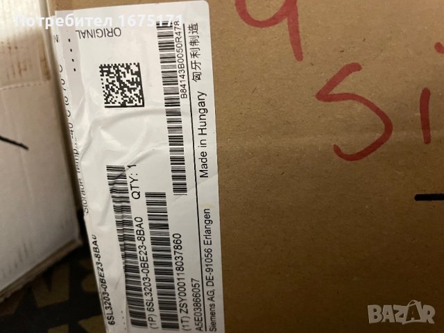 Филтър за инвертор честотен преобразувател 6SL3203-0BE23-8BA0 SIEMENS SINAMICS, снимка 2 - Друга електроника - 42260747