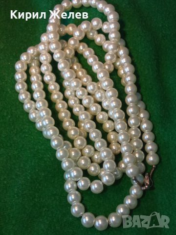 ВИНТИДЖ ПЕРЛЕНО КОЛИЕ ГЕРДАН ОГЪРЛИЦА 5284, снимка 2 - Колиета, медальони, синджири - 29765078