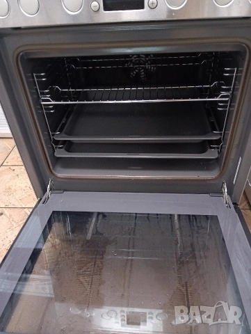 Иноксова свободно стояща печка с керамичен плот Бош Bosch с две години гаранция!, снимка 10 - Печки, фурни - 53568266