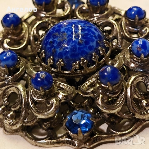 Брошка от Западна Германия 5см., снимка 4 - Антикварни и старинни предмети - 53667464