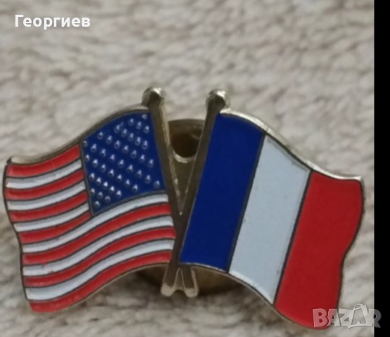 Медно кюлче и монети от САЩ,цент,банкноти,значки с знамена.., снимка 9 - Нумизматика и бонистика - 49326460