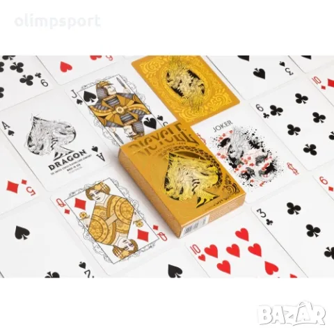 карти за игра BICYCLE GOLD DRAGON нови, снимка 3 - Карти за игра - 49441314