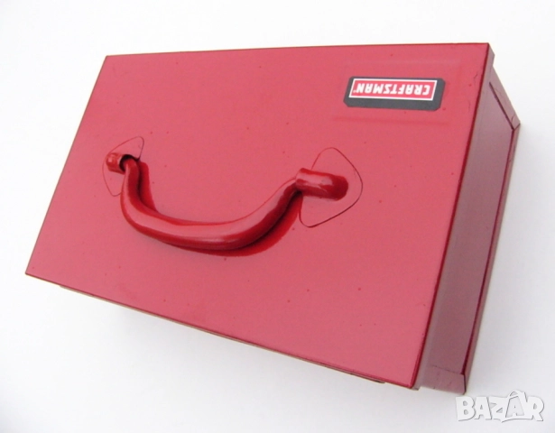 Оригинал CRAFTSMAN Метален САНДЪК 29x18x10см КУФАР Кутия Органайзер Контейнер Инструменти USA БАРТЕР, снимка 2 - Куфари с инструменти - 52013712