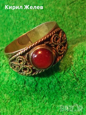 ПОСРЕБРЕН или СРЕБЪРЕН с ФИЛИГРАННИ ОРНАМЕНТИ СТАРИНЕН СКЪПОЦЕНЕН ПРЪСТЕН 2173, снимка 2 - Антикварни и старинни предмети - 33867180