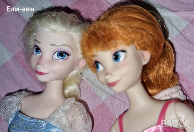 комплект кукли Ана и Елза от замръзналото кралство Frozen, снимка 4 - Кукли - 52356031