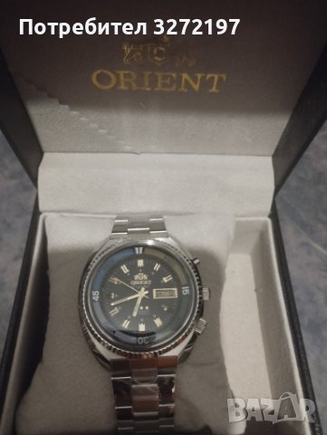 ORIENT автоматичен механичен часовник,въртящ се безел,водоустойчив,ден от седмицата,дата, снимка 8 - Мъжки - 41854955