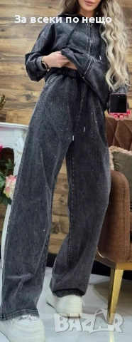 Дамски Памучен Комплект С Камъчета Код W.S.O.39