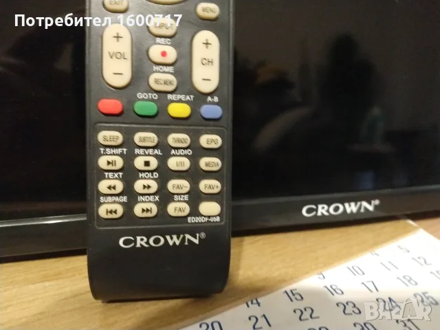 Телевизор Crown 32, снимка 2 - Телевизори - 55736908