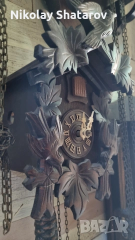 Немски часовник с кукувица , снимка 4 - Стенни часовници - 53738859