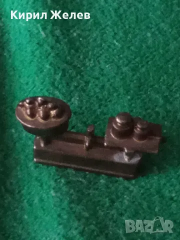 КОЛЕКЦИОНЕРСКА МЕСИНГОВА МИНИАТЮРА на СТАРА ВЕЗНА РЕТРО ТЕГЛИЛКА 39877, снимка 12 - Колекции - 46961070