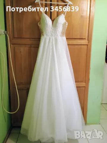 Нова булчинска рокля с воал, снимка 1