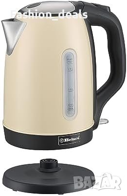 Нова Електрическа кана Корпус от неръждаема стомана 1,7 л Дом Кухня, снимка 7 - Други - 42443218