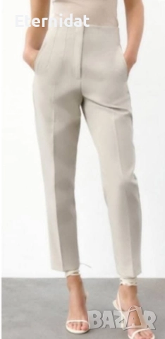 Черен панталон Zara , снимка 10 - Панталони - 51752221